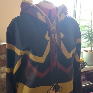 Avatar the Last Airbender Fire Nation Azula zip-up hoodie with allover print